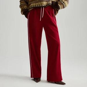 Spodnie dresowe straight czerwone House