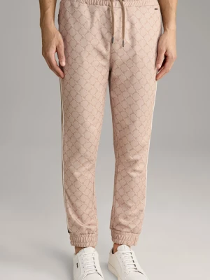 Spodnie dresowe Tivon, w kolorze jasnobrązowym, we wzór Joop