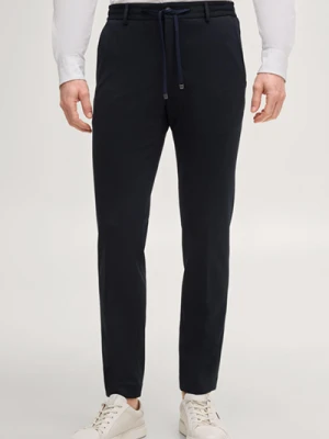 Spodnie dresowe typu jogger z dzianiny jerseyowej Sake w kolorze granatowym Joop