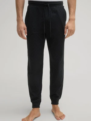 Spodnie dresowe w czarnym kolorze z motywem w chabry Joop