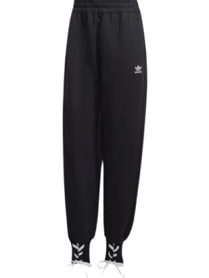 Spodnie Dresowe w jednolitym kolorze z detalami koronkowymi Adidas