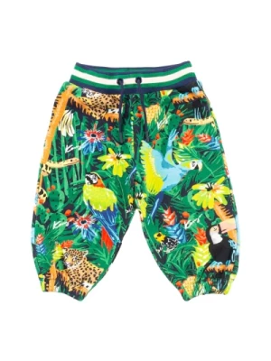 Spodnie Dresowe w tropikalnym stylu dla chłopców Kenzo