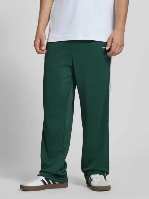 Spodnie dresowe wide leg z elastycznym pasem Pegador