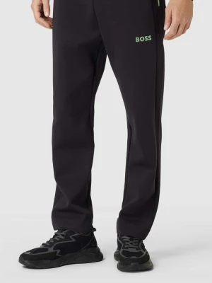 Spodnie dresowe z aplikacją z logo model ‘Hadim’ BOSS Green