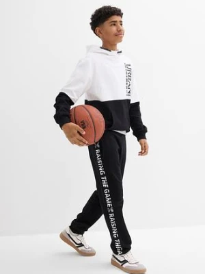 Spodnie dresowe z czystej bawełny organicznej bonprix