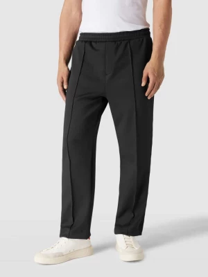 Spodnie dresowe z detalem z logo model ‘Hurley Platinum’ BOSS Green