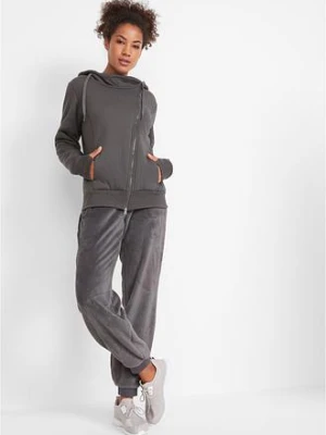 Spodnie dresowe z elastyczną gumką w talii bonprix