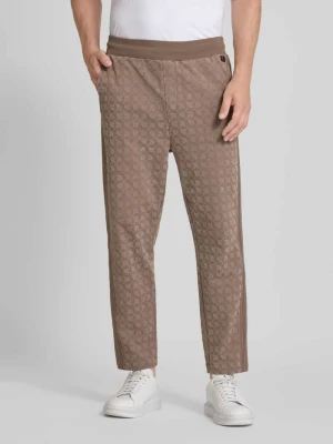 Spodnie dresowe z elastycznym pasem i detalem z logo model ‘Tamas’ JOOP! Collection