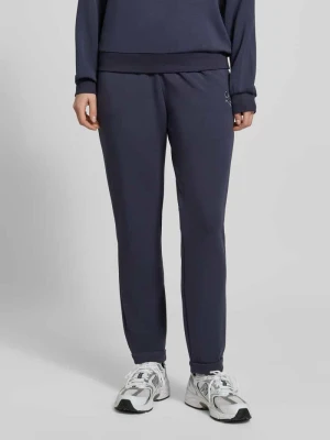 spodnie dresowe z elastycznym pasem i logo LIU JO SPORT