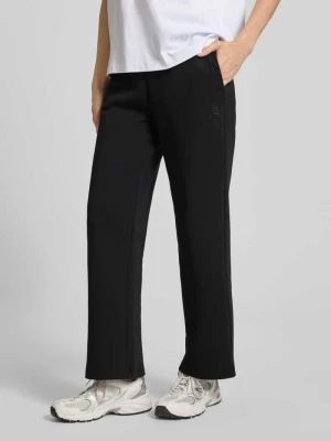 Spodnie dresowe z elastycznym pasem i nadrukiem z logo Armani Exchange