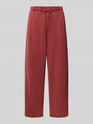 Spodnie dresowe z elastycznym pasem model 'JITBAY' American Vintage Bordowy
