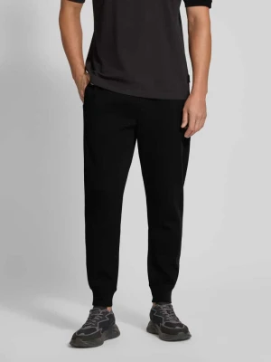 Spodnie dresowe z elastycznym ściągaczem Armani Exchange
