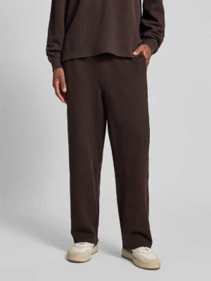 Spodnie dresowe z fakturowanym wzorem model ‘TOFFY’ American vintage