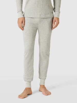 Spodnie dresowe z fakturowanym wzorem model ‘WAFFLE’ Polo Ralph Lauren Underwear
