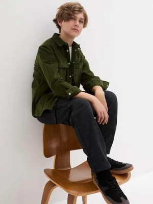 Spodnie dresowe z kieszeniami cargo z miękkiej mieszanki bawełny bonprix