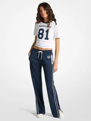 Spodnie dresowe z kontrastowym wzorem piki MICHAEL Michael Kors