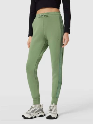 Spodnie dresowe z lampasami model ‘ALLIE’ Guess Activewear