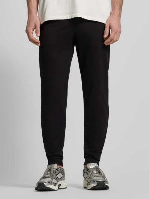 Spodnie dresowe z logo i elastycznym pasem EA7 Emporio Armani