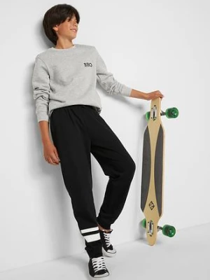 Spodnie dresowe z miękkiej mieszanki bawełny (2 szt.) bonprix