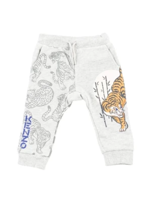 Spodnie Dresowe z nadrukiem tygrysa dla chłopców Kenzo
