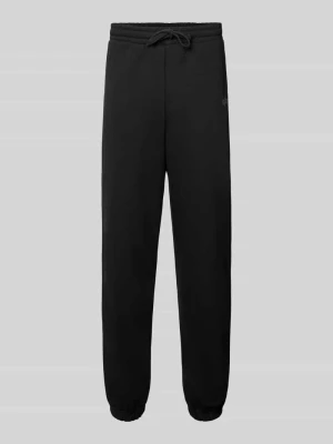 spodnie dresowe z nadrukiem z logo Alpha Industries Czarny