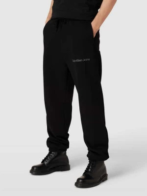 Spodnie dresowe z nadrukiem z logo Calvin Klein Jeans