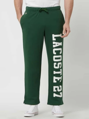 Spodnie dresowe z nadrukiem z logo Lacoste