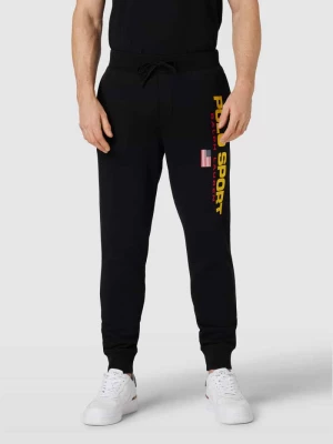 Spodnie dresowe z nadrukiem z logo Polo Sport