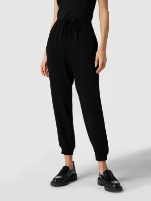 Spodnie dresowe z paskami w kontrastowym kolorze Lauren Ralph Lauren