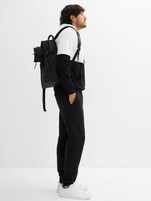 Spodnie dresowe z prążkowanym ściągaczem w talii bonprix