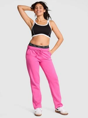 PINK Spodnie dresowe z prostą nogawką Ivy Fleece Victoria's Secret