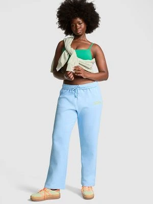 PINK Spodnie dresowe z prostą nogawką Ivy Fleece Victoria's Secret