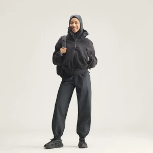 Spodnie dresowe z suwakiem adidas by Stella McCartney czarny