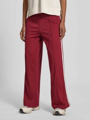 Spodnie dresowe z szeroką nogawką i paskami w kontrastowym kolorze model ‘SPORTS’ Only