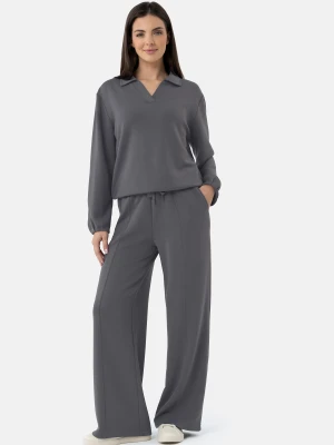 Spodnie dresowe z szeroką nogawką N-ERLA Volcano