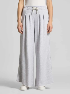 Spodnie dresowe z szeroką nogawką z mieszanki bawełny model ‘C_ELENYX’ Boss Orange