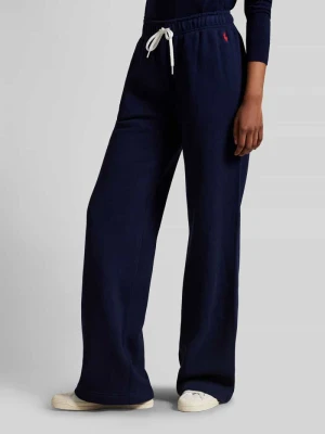 Spodnie dresowe z szerokimi nogawkami z mieszanka bawełny z wyhaftowane logo Polo Ralph Lauren