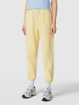 Spodnie dresowe z wyhaftowanym logo model ‘ANKLE-ATHLET’ Polo Ralph Lauren