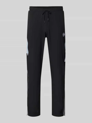 Spodnie dresowe z wyhaftowanym logo model 'CASPIO' Sergio Tacchini