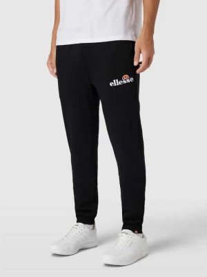 Spodnie dresowe z wyhaftowanym logo model ‘NIORO’ Ellesse