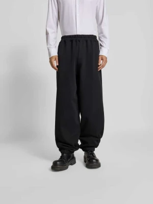 Spodnie dresowe z wyhaftowanym logo Vetements Czarny