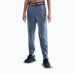 Zdjęcie produktu Spodnie dziecięce Nike Pro Fleece Dri-Fit world indigo/world indigo/black/white Niebieski