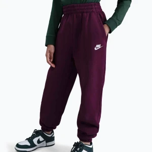 Zdjęcie produktu Spodnie dziecięce Nike Sportswear Club Fleece bordeaux/bordeaux/white