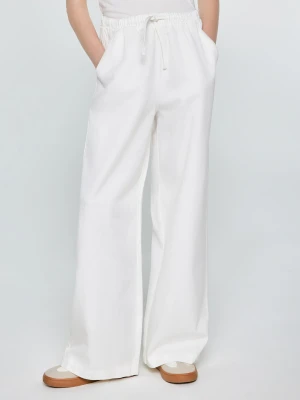 Spodnie dziewczęce wide białe Polena 100 BIG STAR