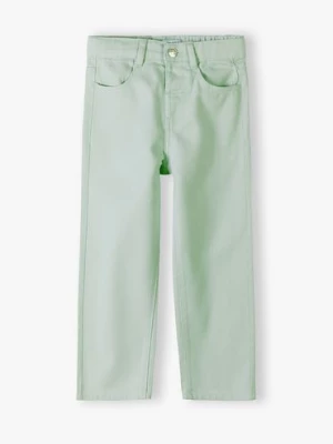 Spodnie dziewczęce - Wide Leg - zielone - Max&Mia Max & Mia by 5.10.15.