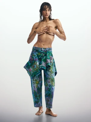 Spodnie dziki ogród Desigual