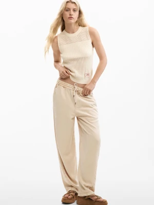 Jasne dżinsy z efektem sprania Desigual