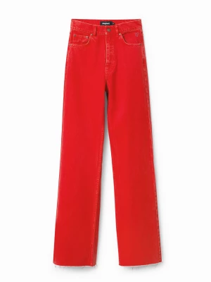 Spodnie dżinsowe z szerokimi nogawkami Desigual