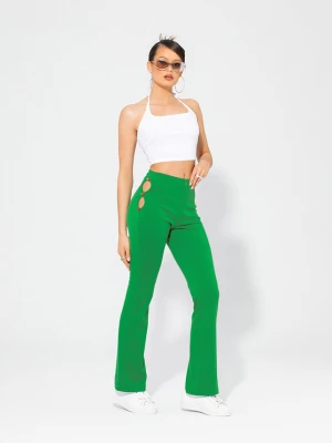 Spodnie dzwony rose green Local Heroes
