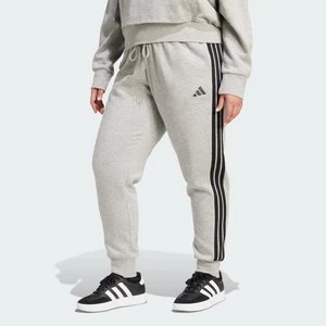 Spodnie Essentials 3-Stripes Fleece Slim (Plus Size) Adidas